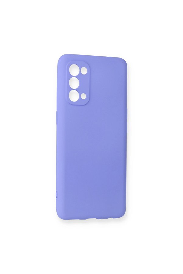 Evimdeyokyok Oppo Reno 5 Kılıf First Silikon - Lila