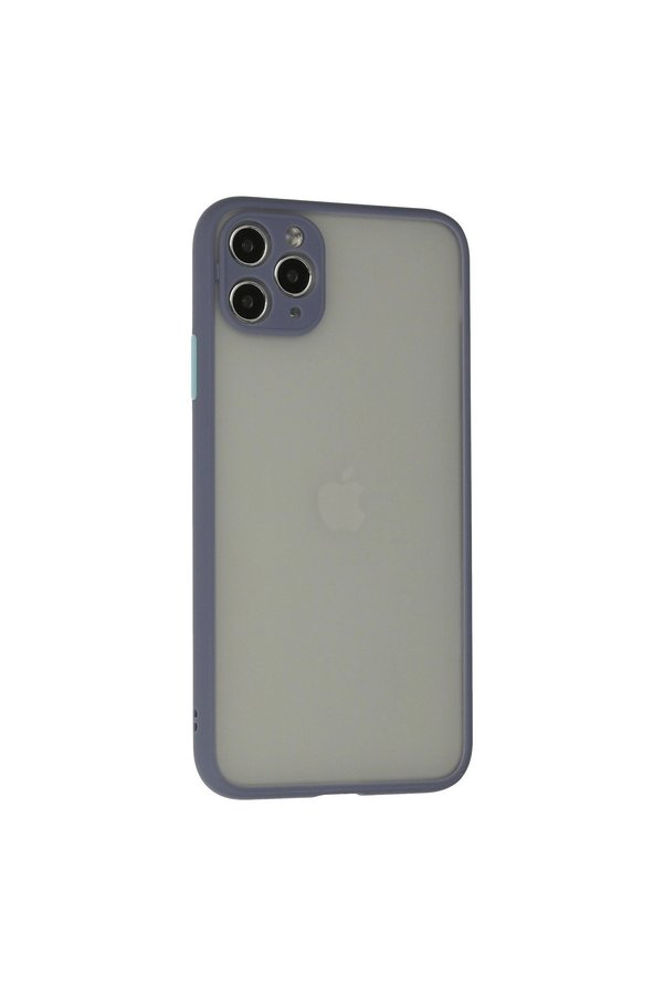 Evi̇mdeyokyok Apple İphone 12 Pro Max Kılıf Montreal Si̇li̇kon Kapak - Gri̇