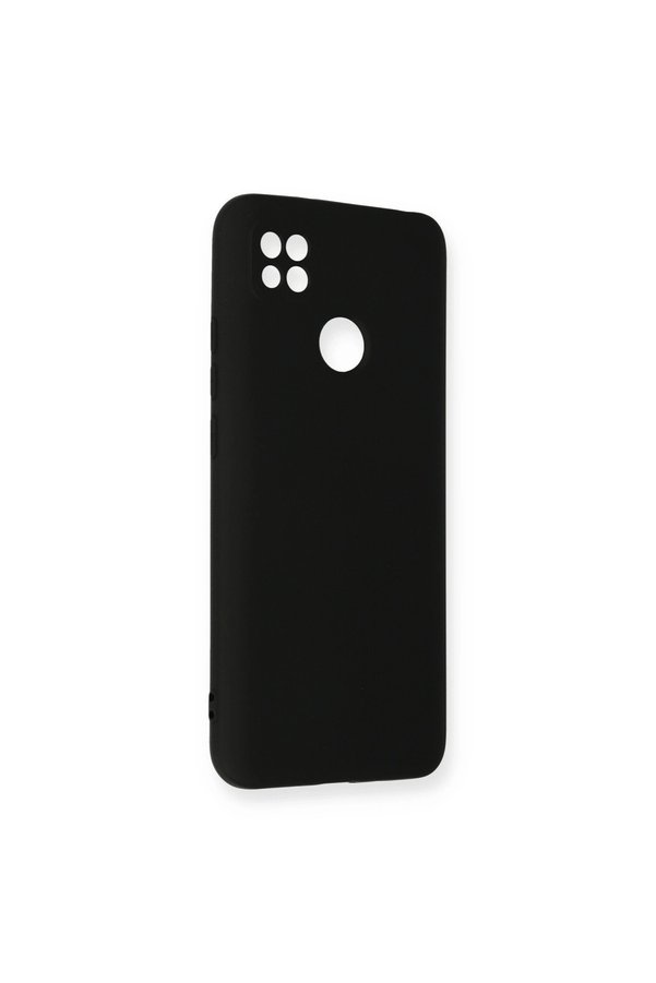 Evimdeyokyok Xiaomi Redmi 9C Kılıf Nano İçi Kadife Silikon - Siyah
