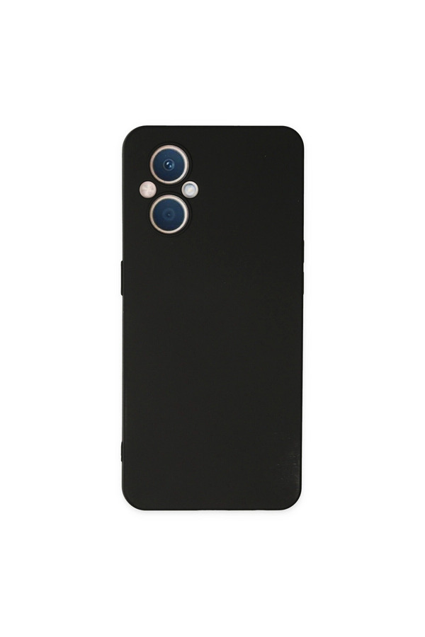 Evimdeyokyok Oppo Reno 7 Lite Kılıf Nano İçi Kadife Silikon - Siyah