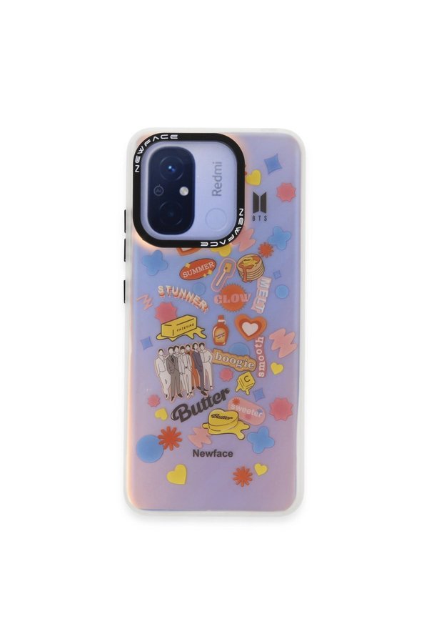Evimdeyokyok Xiaomi Redmi 12C Kılıf Estoril Desenli Kapak - Estoril - 16
