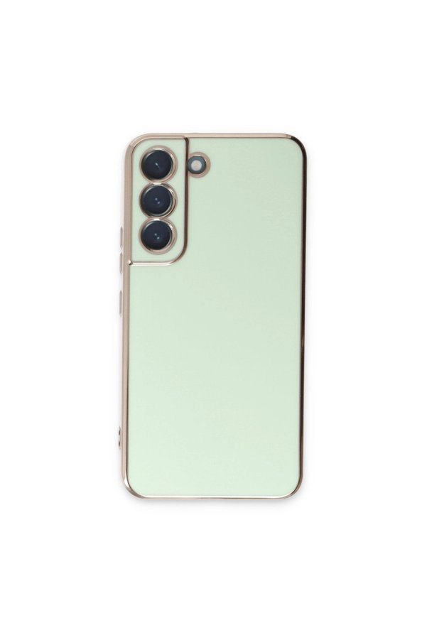 Evimdeyokyok Samsung Galaxy S22 Plus Kılıf Volet Silikon - Açık Yeşil