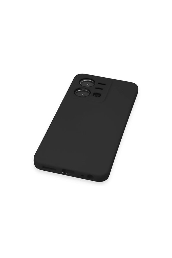 Evimdeyokyok Vivo Y35 Kılıf Nano İçi Kadife Silikon - Siyah