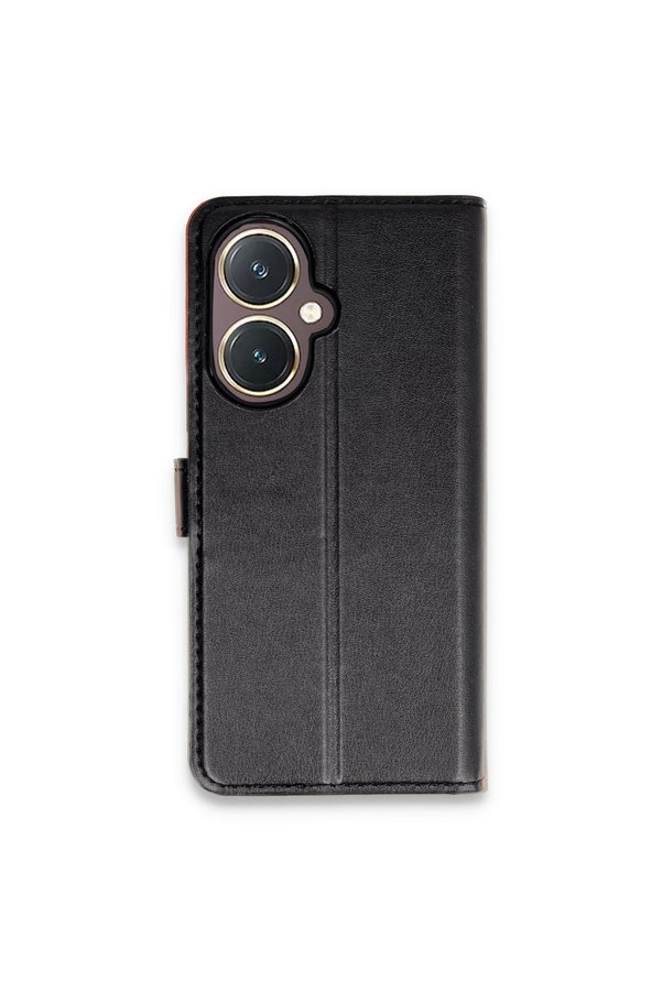 Evimdeyokyok Vivo Y27 Kılıf Trend S Plus Kapaklı Kılıf - Siyah