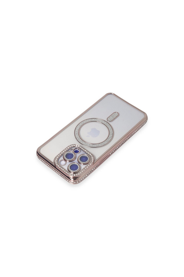 Evi̇mdeyokyok Apple İphone 15 Pro Max Kılıf Joke Si̇mli̇ Magneti̇csafe Kılıf - Pembe