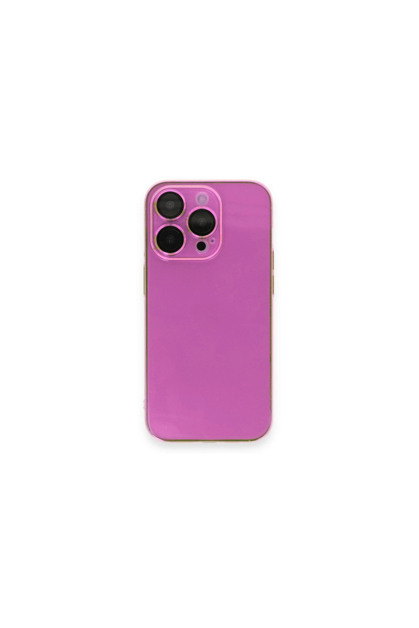 Evimdeyokyok Apple İphone 14 Pro Max Kılıf Armada Lensli Kapak - Pembe