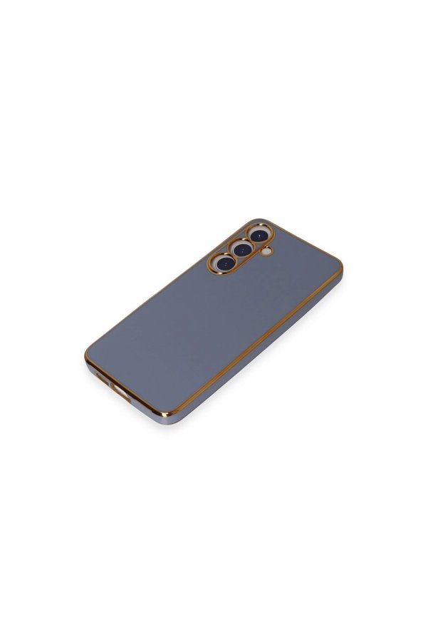 Evimdeyokyok Samsung Galaxy S24 Plus Kılıf Volet Silikon - Mavi