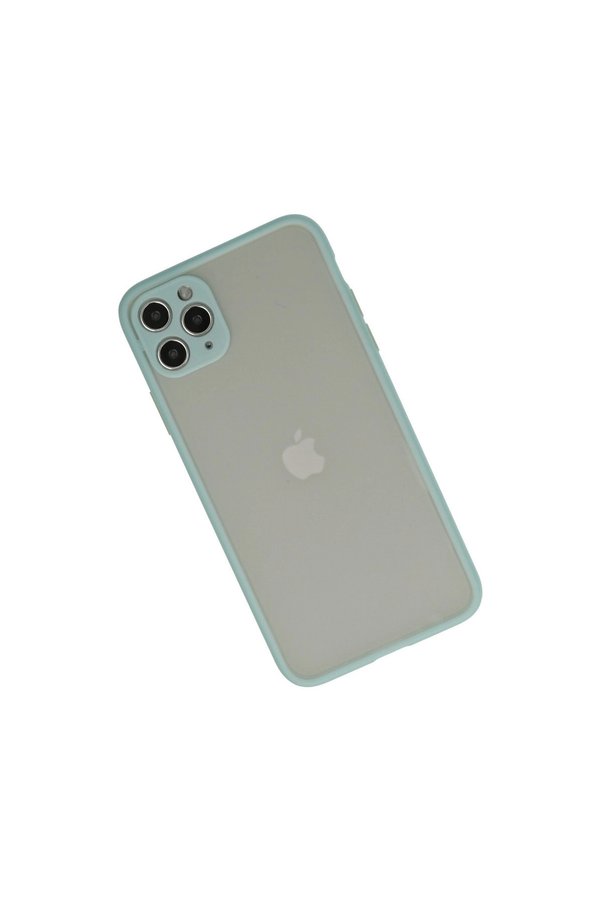 Evi̇mdeyokyok Apple İphone 12 Pro Max Kılıf Montreal Si̇li̇kon Kapak - Turkuaz