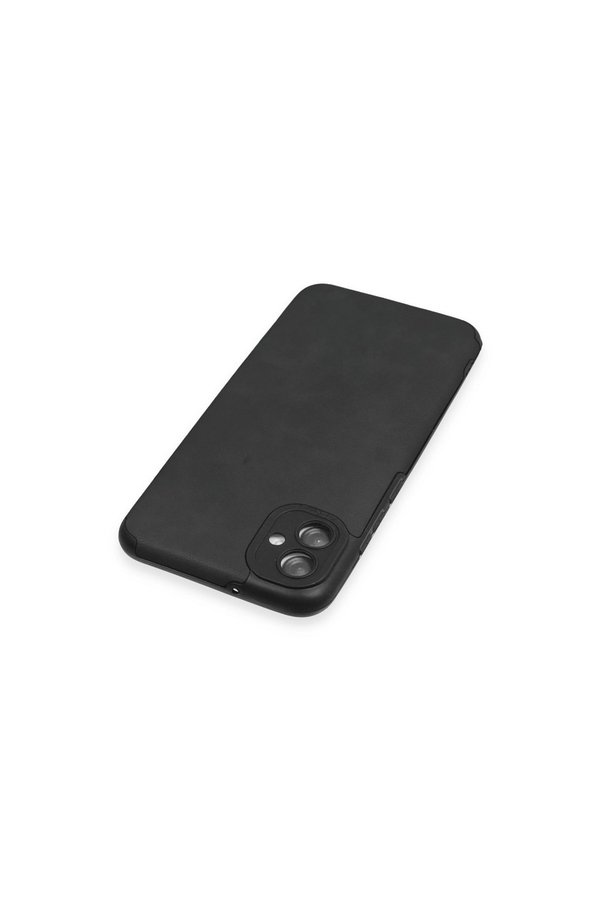 Evimdeyokyok Samsung Galaxy A04E Kılıf Loop Deri Silikon - Siyah