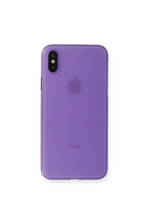 Evimdeyokyok Apple İphone Xs Max Kılıf Pp Ultra İnce Kapak - Mor