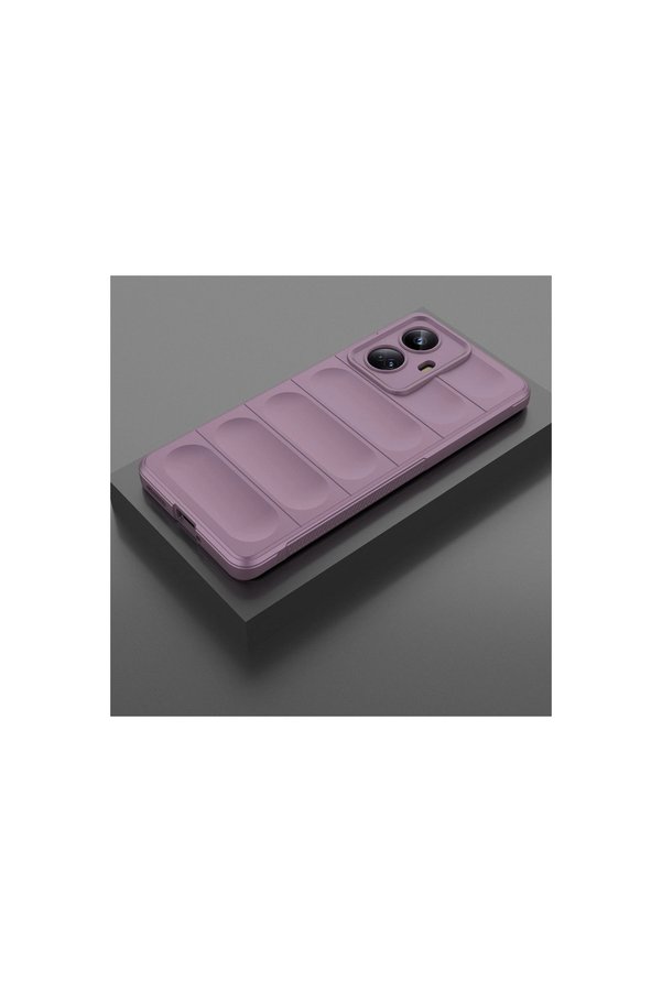 Evi̇mdeyokyok Realme 10 Pro 5G Kılıf Opti̇mum Si̇li̇kon - Mor