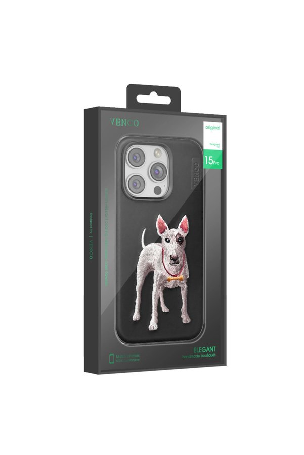 Evi̇mdeyokyok Venco Apple İphone 16 Pro Max Perma Desenli̇ Kapak - Si̇yah