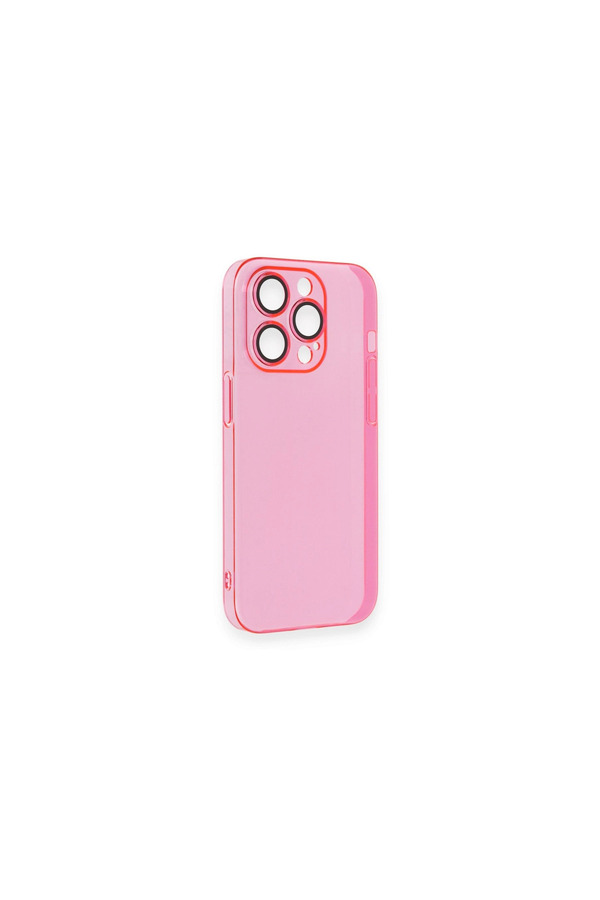 Evimdeyokyok Apple İphone 14 Pro Max Kılıf Armada Lensli Kapak - Pembe