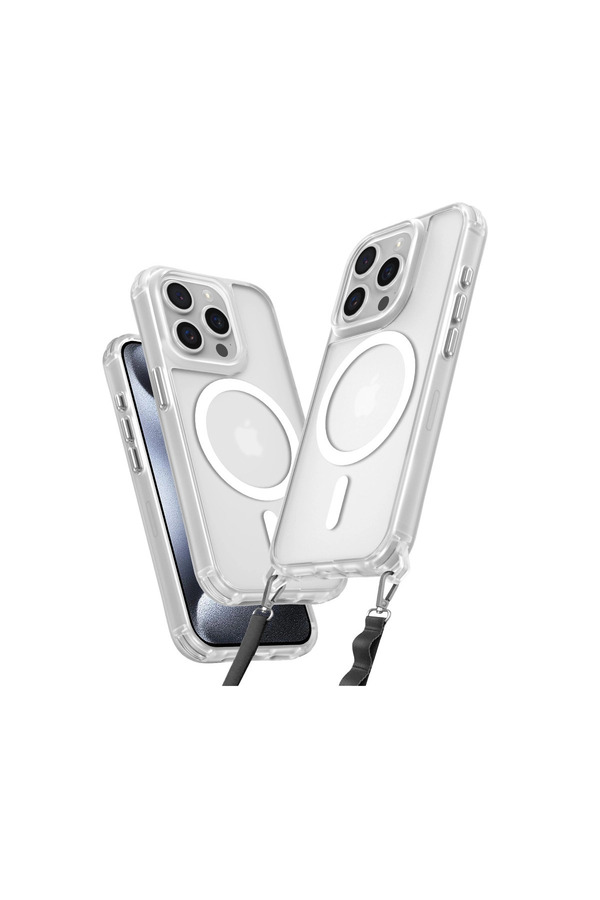 Evimdeyokyok Apple İphone 14 Pro Max Kılıf Enka Magsafe Silikon Kılıf - Şeffaf