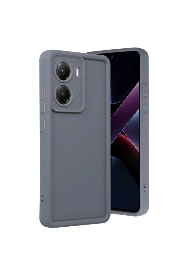 Evimdeyokyok Xiaomi Poco X7 Pro Viera Silikon - Gri