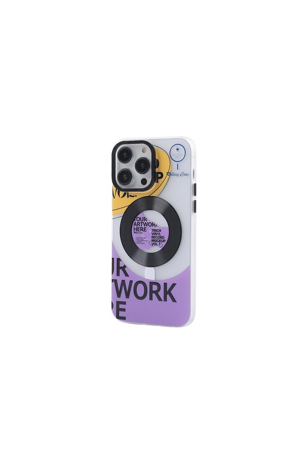 Evi̇mdeyokyok Apple İphone 12 Pro Max Kılıf Apollo Magneti̇csafe Desenli̇ Kapak - Apollo Şeffaf - 6
