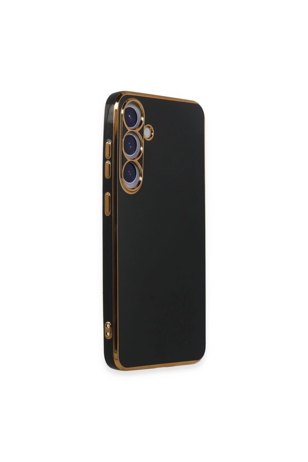 Evimdeyokyok Samsung Galaxy S24 Plus Kılıf Volet Silikon - Siyah