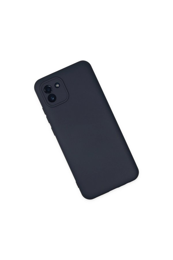 Evi̇mdeyokyok Samsung Galaxy A03 Kılıf Nano İçi̇ Kadi̇fe Si̇li̇kon - Laci̇vert