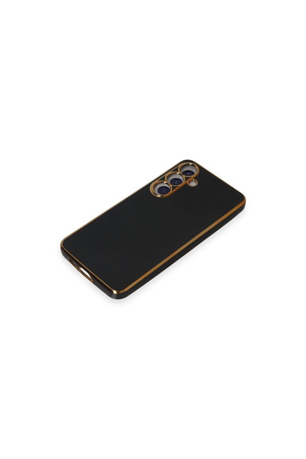 Evimdeyokyok Samsung Galaxy S24 Plus Kılıf Volet Silikon - Siyah