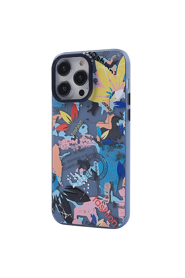 Evi̇mdeyokyok Apple İphone 14 Pro Max Kılıf Prada Desenli̇ Kapak - Prada Pembe - 1