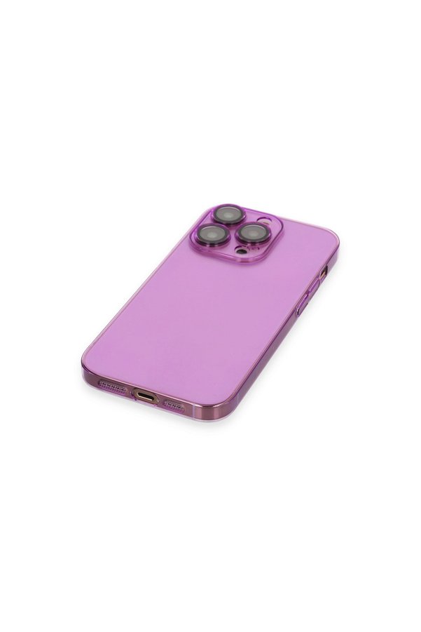 Evimdeyokyok Apple İphone 14 Pro Max Kılıf Armada Lensli Kapak - Mor