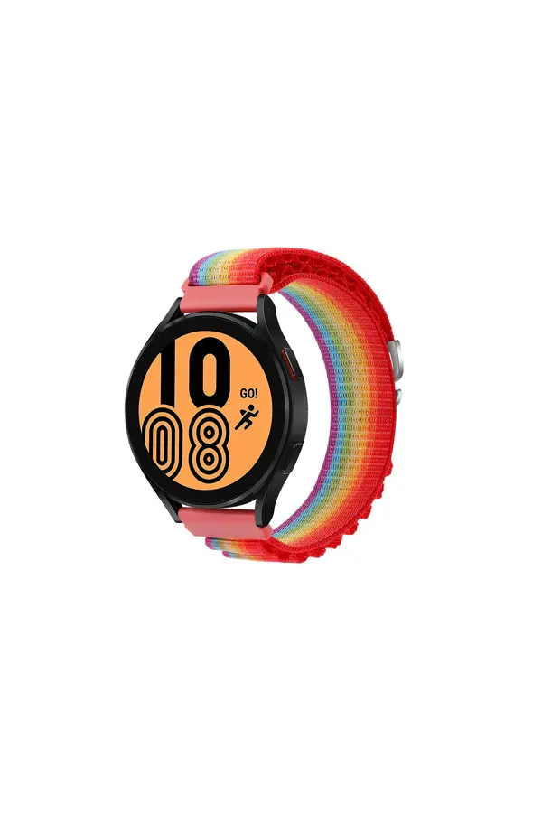 Evimdeyokyok Watch 20Mm Kr410 Kumaş Kordon - Gökkuşağı 1