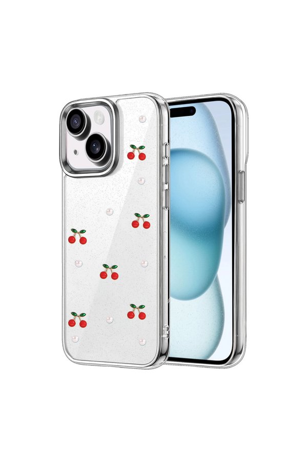 Evimdeyokyok Apple İphone 15 Fiyonk Desenli Kapak - Desen 9