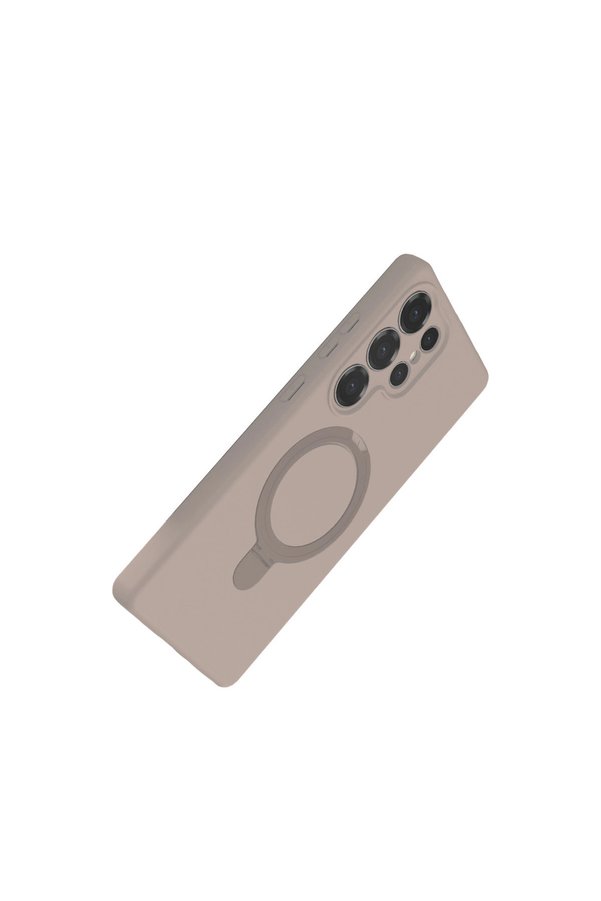 Evi̇mdeyokyok Samsung Galaxy S23 Ultra Regal Magsafe Standlı Kapak - Çöl Ti̇tanyum