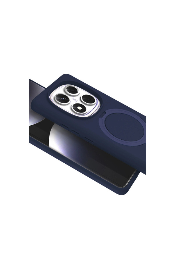 Evimdeyokyok Xiaomi Redmi Note 14 Pro 5G Regal Magsafe Standlı Kapak - Lacivert