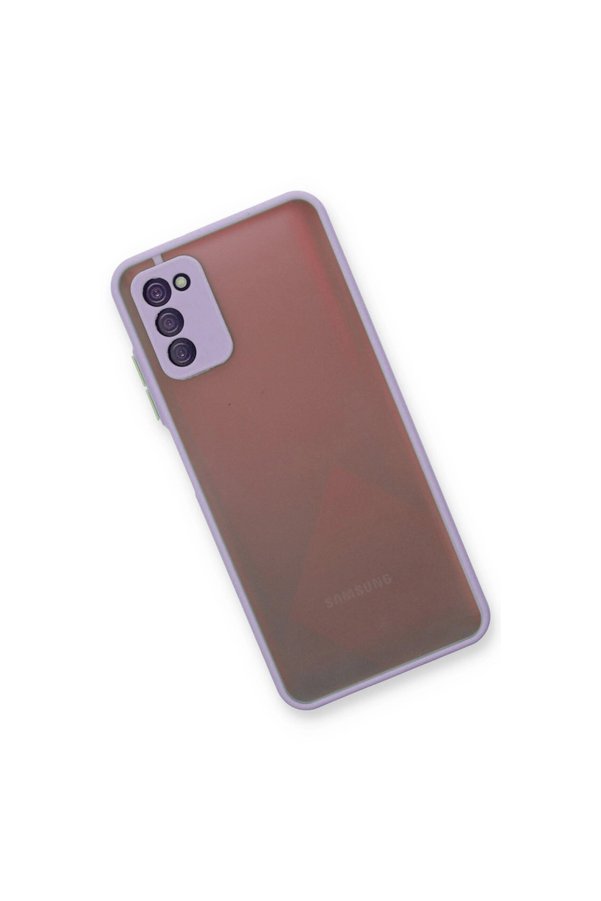 Evimdeyokyok Samsung Galaxy A03S Kılıf Montreal Silikon Kapak - Mor
