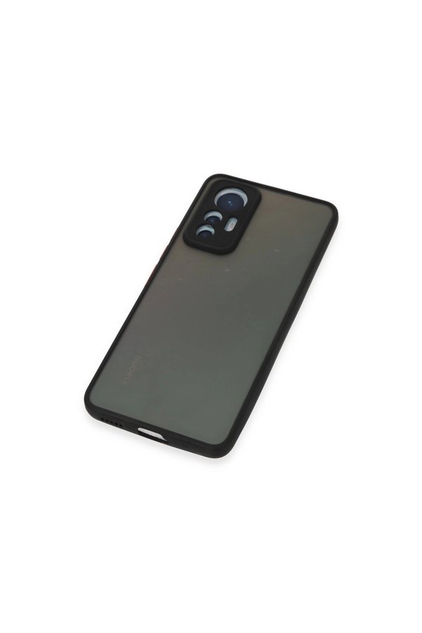 Evimdeyokyok Xiaomi Mi 12 Lite Kılıf Montreal Silikon Kapak - Siyah