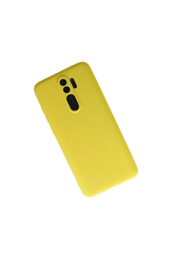 Evimdeyokyok Xiaomi Redmi Note 8 Pro Kılıf First Silikon - Sarı