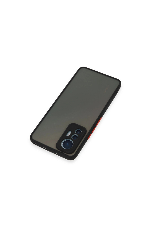 Evimdeyokyok Xiaomi Mi 12 Lite Kılıf Montreal Silikon Kapak - Siyah