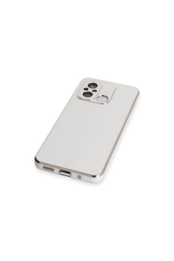 Evimdeyokyok Xiaomi Redmi 12C Kılıf Volet Silikon - Beyaz