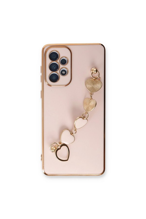 Evimdeyokyok Samsung Galaxy A33 5G Kılıf Esila Silikon - Pudra