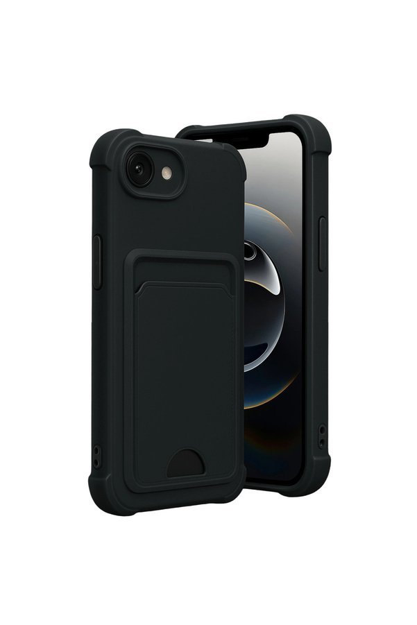 Evimdeyokyok Apple İphone 16E Kelvin Kartvizitli Silikon - Siyah