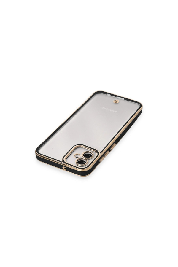 Evimdeyokyok Samsung Galaxy A04E Kılıf Liva Lens Silikon - Siyah