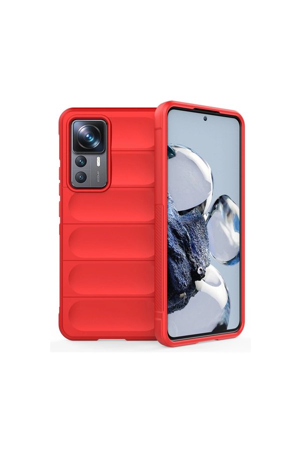 Evimdeyokyok Xiaomi Mi 12T Pro Kılıf Optimum Silikon - Kırmızı