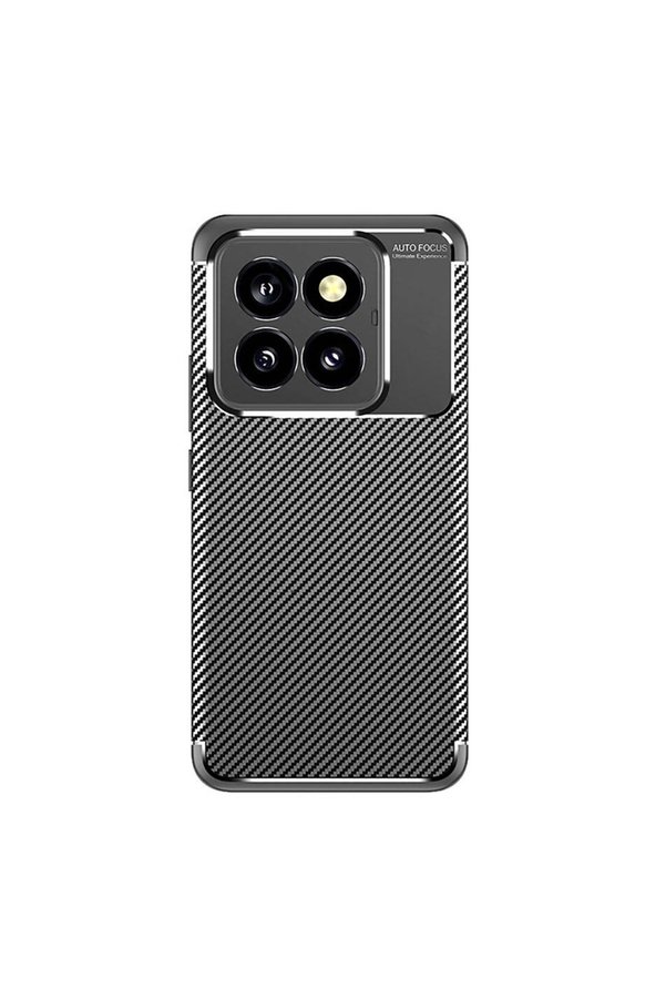 Evimdeyokyok Xiaomi Mi 14T Pro Kılıf Auto Focus Karbon Kapak - Siyah
