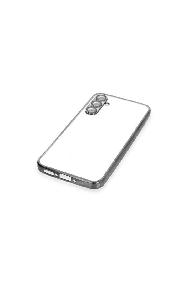Evimdeyokyok Samsung Galaxy A34 5G Kılıf Razer Lensli Silikon - Siyah
