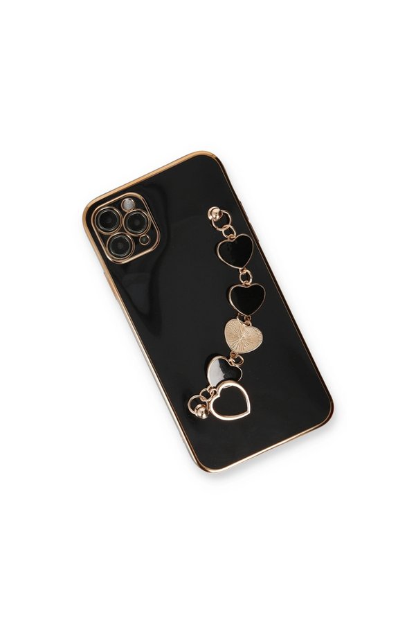 Evimdeyokyok Apple İphone 11 Pro Kılıf Esila Silikon - Siyah
