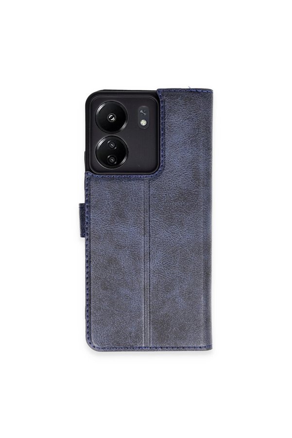 Evimdeyokyok Xiaomi Redmi 13C Kılıf Trend S Plus Kapaklı Kılıf - Lacivert