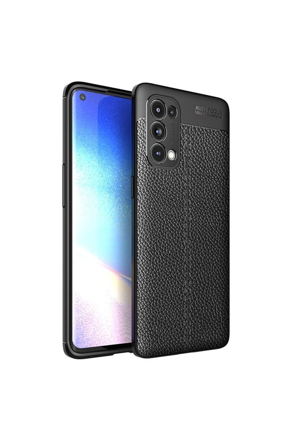 Evimdeyokyok Oppo Reno 5 Pro Kılıf Auto Focus Kapak - Siyah