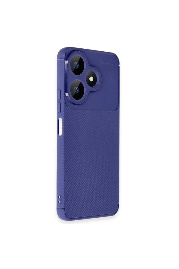 Evimdeyokyok Xiaomi Redmi 13 4G Kılıf Auto Focus Karbon Kapak - Lacivert
