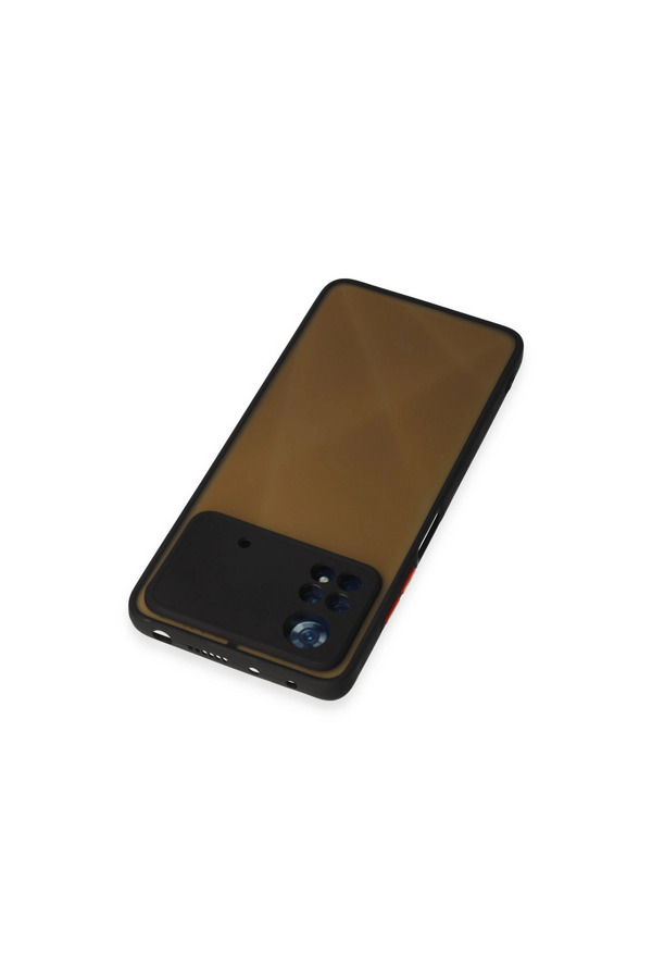 Evimdeyokyok Xiaomi Poco X4 Pro 5G Kılıf Montreal Silikon Kapak - Siyah