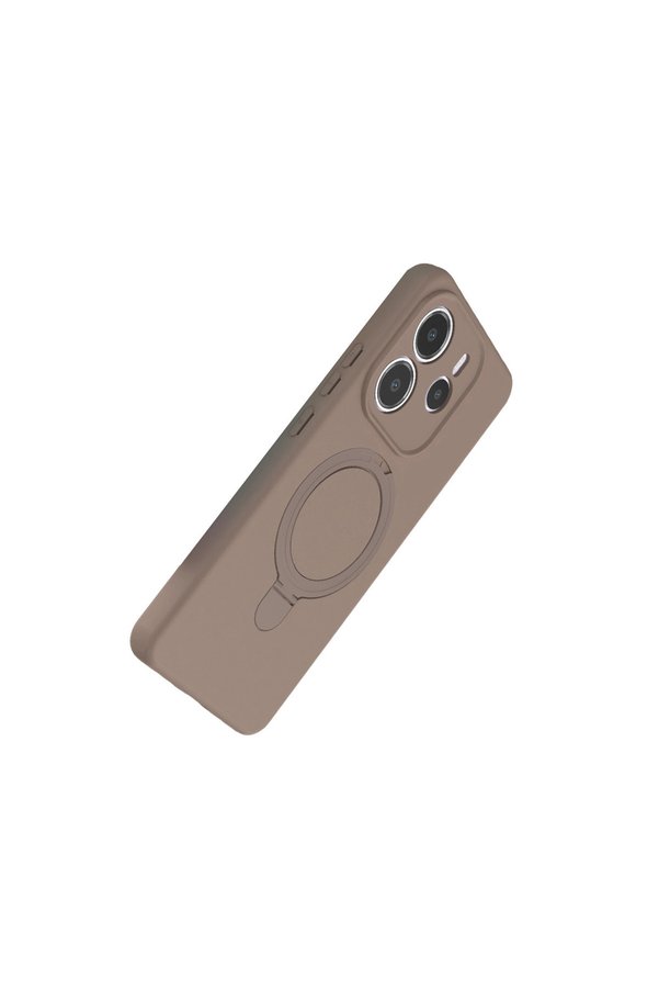 Evimdeyokyok Xiaomi Redmi Note 14 4G Regal Magsafe Standlı Kapak - Çöl Titanyum