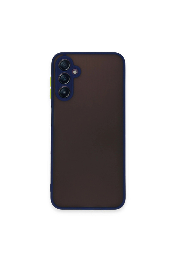 Evimdeyokyok Samsung Galaxy A14 4G Kılıf Montreal Silikon Kapak - Lacivert