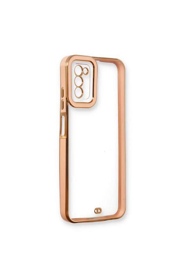 Evimdeyokyok Samsung Galaxy A03S Kılıf Liva Lens Silikon - Rose