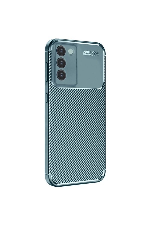 Evimdeyokyok Vivo V30 Lite 4G Kılıf Auto Focus Karbon Kapak - Koyu Yeşil