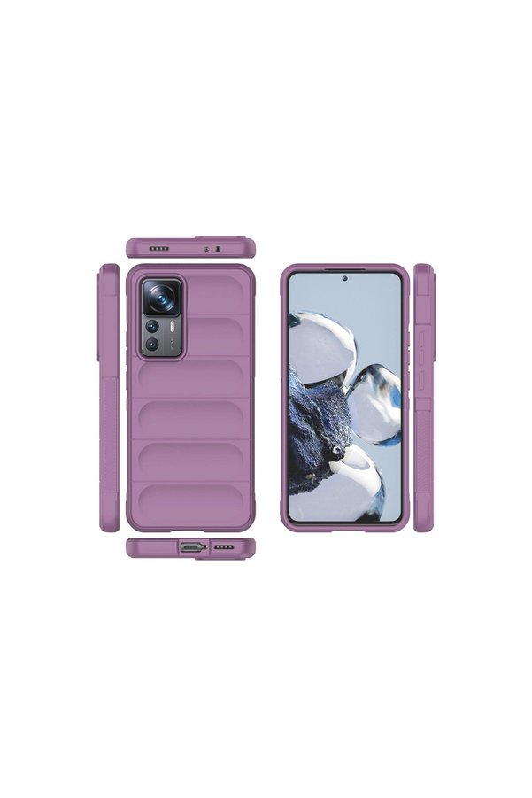 Evimdeyokyok Xiaomi Mi 12T Pro Kılıf Optimum Silikon - Mor